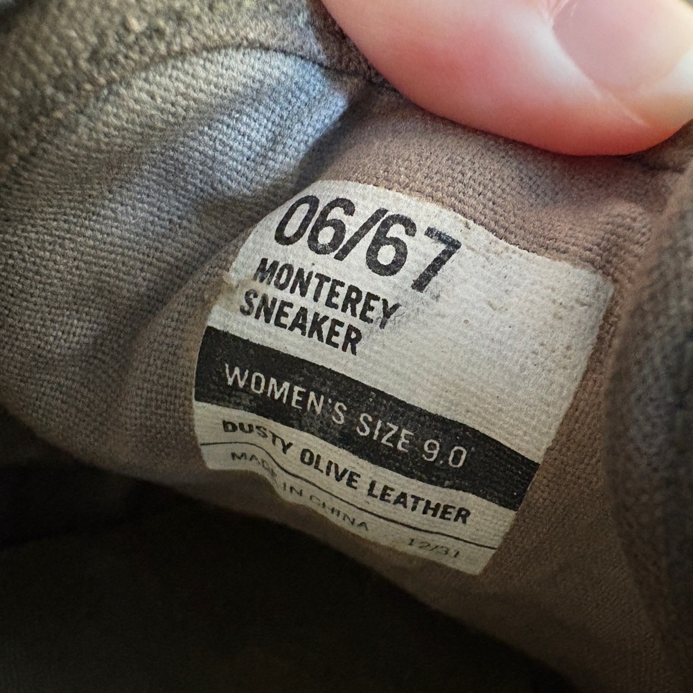 SeaVees Olive Green Suede Sneakers - Picture 3 of 3